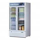 Холодильный шкаф со стеклянными дверьми двухдверный Turbo Air TGM-35SD
