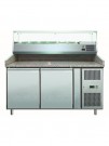Холодильник-рабочий стол для пиццы двухдверный GASTRORAG PZ 2600 TN/VRX 1500/380