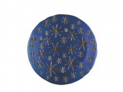 Golden Stars Charger Plate Blue/Gold