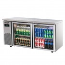 Холодильный стол стеклянные дверцы двухдверный Turbo Air KGR15-2-700