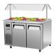 Холодильный стол - салат бар двухдверный Turbo Air KSR15-2